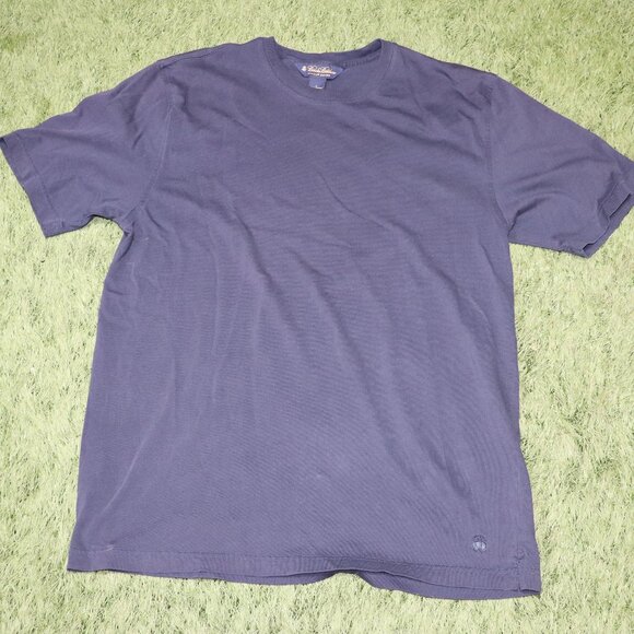 Men's Brooks Brothers Blue Heavyweight T-Shirt Size Large - Picture 1 of 5